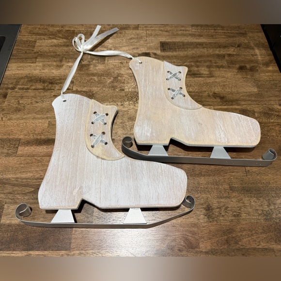 Other - Wooden Ice Skate Wall Decor